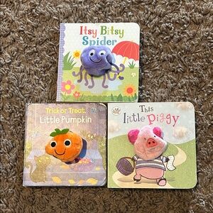 This little piggy/ Trick or treat little pumpkin/Itsy bitsy spider